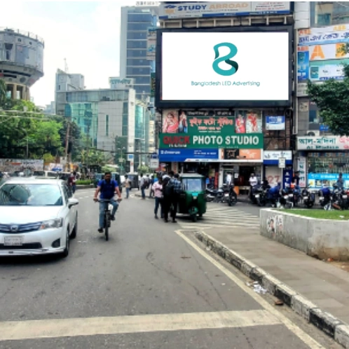 Gulshan Circle-2 West Side LED Billboard – Barun Bhaban Location for Premium Brand Exposure LED billboard at Gulshan Circle-2 West Side, Barun Bhaban, Dhaka – high-visibility screen ideal for digital advertising in a key commercial hub.